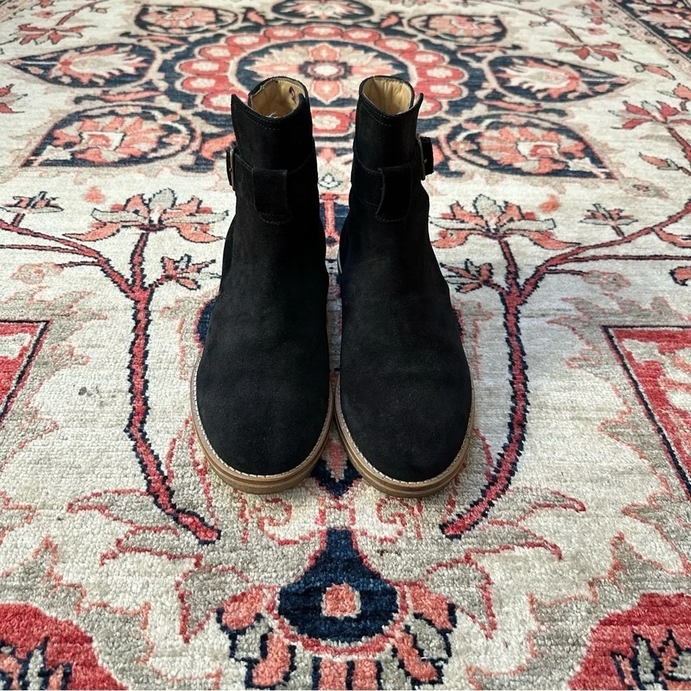 Represent Clo Italian Calf Suede Leather Strapped Boot